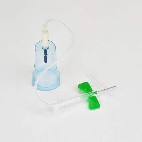 safety blood collection needle with holder